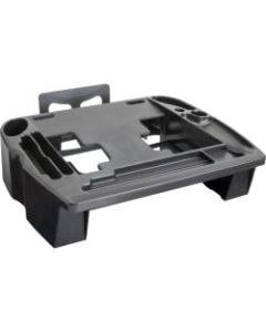 Compucessory Telephone Stand/Organizer - 5in Height x 11.5in Width x 9.5in Depth - Desktop - Non-skid Base, Cable Management - Black - Plastic - 1 Each