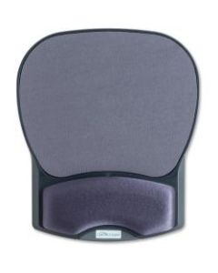 Compucessory Gel Wrist Rest with Mouse Pads - 8.70in x 10.20in x 1.20in Dimension - Charcoal - Gel, Lycra - 1 Pack