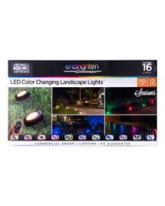 Enbrighten Seasons LED Outdoor Landscape Puck Lights, 12-Puck, Oil-Rubbed Bronze