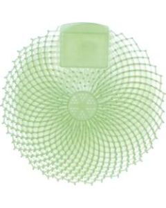 Genuine Joe Eclipse Scented Urinal Screen - Anti-splash, Flexible, Deodorizer, Sturdy - 36 / Carton - Green