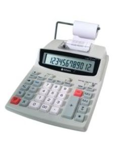 Datexx DP-32AD 12-Digit Printing Calculator, White
