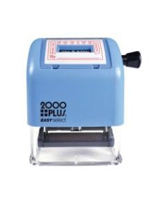 2000 PLUS Received Date Stamp Dater, Easy Select Self-Inking RECEIVED Date Stamp Dater, 1 7/8in x 1in Impression, Red Ink