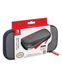 Nintendo Game Traveler Slim Travel Case For Nintendo Switch Lite, 5-1/2inH x 9inW x 1inD, Gray