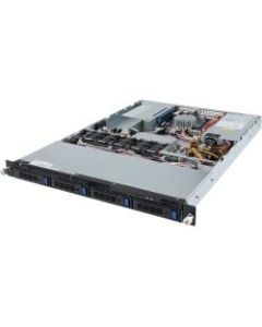 Gigabyte G150-B10 1U Rack Server - Intel Xeon D-1541 2.10 GHz - Serial ATA/600 Controller - ASPEED AST2400 Graphic Card - 10 Gigabit Ethernet - 4 x LFF Bay(s) - Hot Swappable Bays - 1 x 600 W