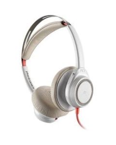 Plantronics Blackwire 7225 Headset - Stereo - USB Type C - Wired - 32 Ohm - 20 Hz - 20 kHz - Over-the-head - Binaural - Supra-aural - Noise Cancelling, Omni-directional Microphone - Noise Canceling - White