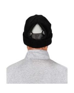 Ergodyne N-Ferno 6811ZI Zippered Rib Knit Beanie With Bump Cap, One Size, Black