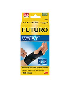Futuro Small/Medium Energizing Wrist Support, Right Hand, 6 3/4in, Black