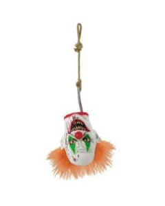 Amscan Creepy Carnival Hanging Head Prop, 10-1/2inH x 6-3/4inW x 6-3/4inD, Multicolor