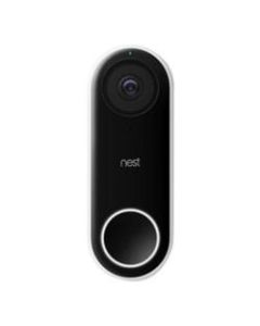 Google Nest Hello Video Doorbell, Black/White