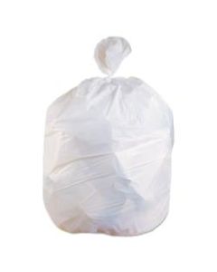 Pinnacle Plastics Extra-Heavy-Duty Trash Can Liners, 39in x 33in, Clear, Case Of 100
