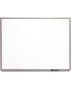 SKILCRAFT Porcelain Magnetic Dry-Erase Whiteboard, 24in x 18in, Aluminum Frame With Silver Finish (AbilityOne 7110 01 555 0292)