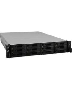 Synology RackStation RS3618xs SAN/NAS Storage System - Intel Xeon D-1521 2.40 GHz - 12 x HDD Supported - 144 TB Supported HDD Capacity - 12 x SSD Supported - 8 GB RAM