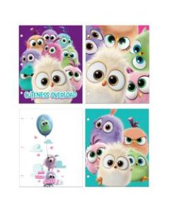 Inkology 2-Pocket Portfolios, 11-3/4in x 9-1/2in, Letter Size, Hatchlings Designs, Pack Of 24 Portfolios