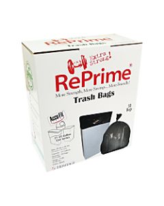 Heritage Accufit Can Liners, 23 Gallon, 0.9 Mil, Black, Box Of 50