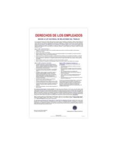 ComplyRight Federal Contractor Posters, National Labor Relations Act, Spanish, 11in x 17in,