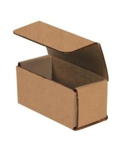 Office Depot Brand Corrugated Mailers, 2inH x 2inW x 4inD, Kraft, Pack Of 50 Mailers