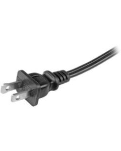 StarTech.com 10 ft Standard Laptop Power Cord - NEMA 1-15P to C7 - For Notebook - Black - 10 ft Cord Length - 1