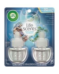 Air Wick Scented Oil Warmer Refill - Oil - 0.7 fl oz (0 quart) - Turquoise Oasis - 45 Day - 12 / Carton - Long Lasting