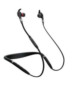 Jabra EVOLVE 75e Earset - Stereo - Wireless - Bluetooth - 98.4 ft - 20 Hz - 20 kHz - Earbud, Behind-the-neck - Binaural - In-ear - Noise Cancelling Microphone - Noise Canceling