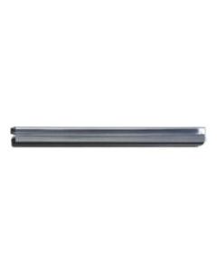 Ghent 48in Hold-Up Display Rails, Clear/Gray, Carton Of 6 Rails
