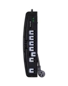 CyberPower CSP706T Professional 7 - Outlet Surge with 1650 J - Clamping Voltage 400V, 6 ft, NEMA 5-15P, 15 Amp, EMI/RFI Filtration, Black, Lifetime Warranty
