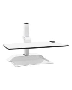 Safco Electric Desktop Sit-Stand Armless Desk Riser, White
