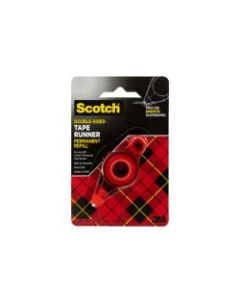 Scotch Double-Sided Tape Roller Permanent Refill, 1/3in x 49ft