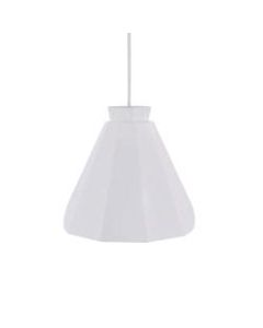 Southern Enterprises Millie Metal Pendant Lamp, Matte White