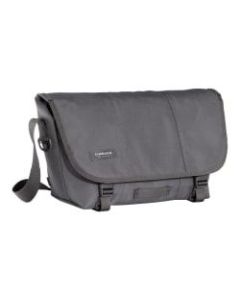 Timbuk2 Classic Carrying Case (Messenger) Bottle, File, Pen, Cell Phone, Accessories - Gunmetal - Water Proof Interior - Polyester Canvas - Handle, Shoulder Strap - 12.2in Height x 18.1in Width x 7.1in Depth