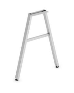 HON Mod Collection Worksurface 24inW A-leg Support - 24in - Finish: Silver