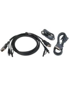 IOGEAR 6 ft. Dual View DVI, USB KVM Cable Kit with Audio (TAA) - 6 ft DVI-D/Mini-phone/USB KVM Cable for KVM Switch, Desktop Computer, Notebook, Keyboard, Mouse, Speaker, Monitor