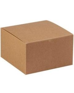 Office Depot Brand Gift Boxes, 10inL x 10inW x 6inH, 100% Recycled, Kraft, Case Of 50