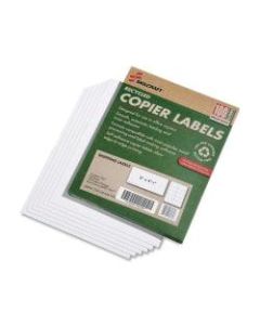 SKILCRAFT White Copier Shipping Labels, 2in x 4 1/4in,100% Recycled, Box Of 100