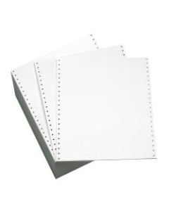 Office Depot Brand Computer Paper, Clean Edge, Bond, 9 1/2in x 11in, 20 Lb, White, Carton Of 2,300 Forms