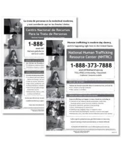 ComplyRight State Specialty Posters, Human Trafficking, English/Spanish, Alabama, 8 1/2in x 11in, Pack Of 2