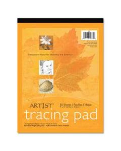 Art1st Tracing Pad - 50 Sheets - Plain - 14in x 17in - Transparent Paper - 50 / Pad