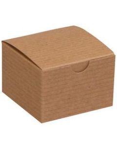 Office Depot Brand Gift Boxes, 3inL x 3inW x 2inH, 100% Recycled, Kraft, Case Of 100