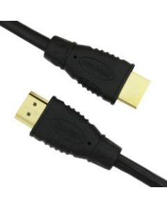 DataComm TrueStream Pro HDMI Audio/Video Cable - 12 ft  - First End: 1 x HDMI Male Digital Audio/Video - Second End: 1 x HDMI Male Digital Audio/Video - 10.2 Gbit/s - Supports up to 3840 x 2160 - Gold Plated Connector - Gold Plated Contact - CL3 - Black