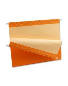 Oxford Color 1/5-Cut Hanging Folders, Letter Size, Orange, Box Of 25