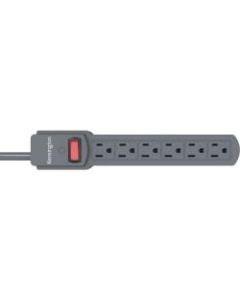 Kensington 6-Outlet Power Strip - 6 x AC Power - 4 ft Cord