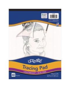 Pacon Art1st Tracing Pad, 9in x 12in, 40 Sheets