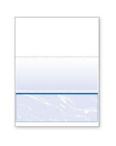 DocuGard High Security Blue Marble Business Checks with 11 Features to Prevent Fraud - Letter - 8 1/2in x 11in - 24 lb Basis Weight - Smooth - 500 / Ream - Erasure Protection, Watermarked