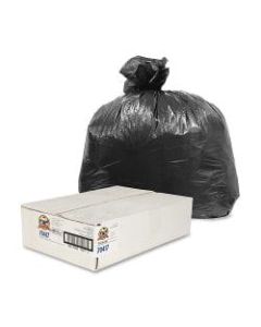 Genuine Joe 0.35-mil Linear Low-Density Trash Liners, 10 Gallons, 24in x 23in, Black, Carton Of 1000