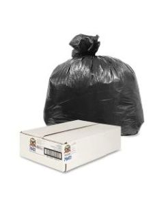 Genuine Joe Linear Low Density Trash Liners, 40-45 Gallon, Black, 250 Per Carton