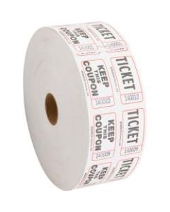 Sparco Roll Tickets - White - 2000/Roll