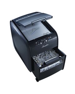 Stack-and-Shred 80X Auto Feed Cross-Cut Shredder, 80 Auto/6 Manual Sheet Capacity