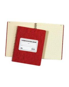 TOPS Computation Notebook, 9 1/2in x 11 3/4in, Quad Ruled, 76 Sheets