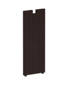 Lorell Espresso Laminate Desk - 12in x 1in x 28.5in - Finish: Espresso Laminate