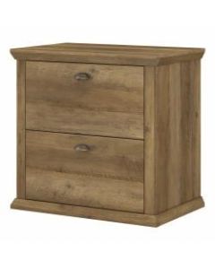 Bush Furniture Yorktown 2-Drawer Lateral File Cabinet, Reclaimed Pine, Standard Delivery