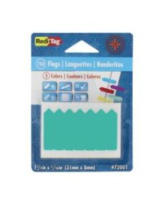 Redi-Tag Mini Arrows Removable Tags - 154 - 0.31in x 1.25in - Arrow - Yellow, Red, Blue, Mint, Purple - Writable, Removable - 154 / Pack